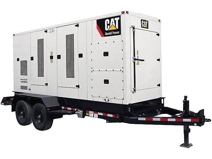 Trailer-mounted mobile diesel generator set